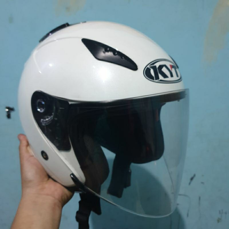 KYT GALAXY FLAT R PUTIH BEKAS TERMURAH