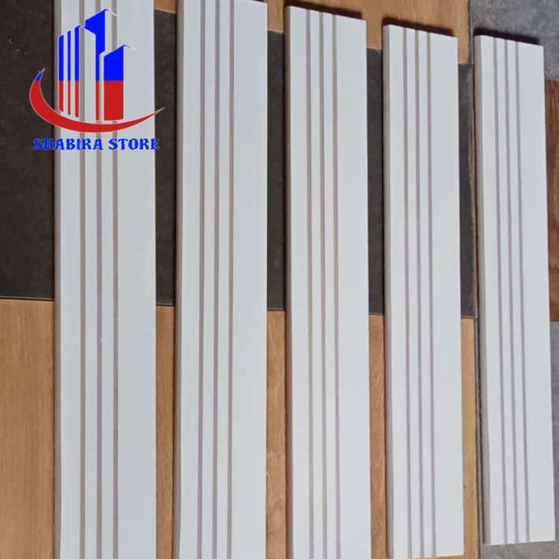 granit keramik list plint putih polos ukuran 30×60 stepsnosing