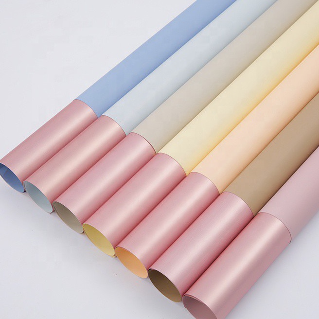 

Terbatas BICOLOR ROSEGOLD CELLOPHANE PACK 58X58cm Kes Bunga Wrapping Paper