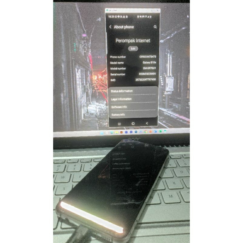 Samsung S10e 6/128 minus