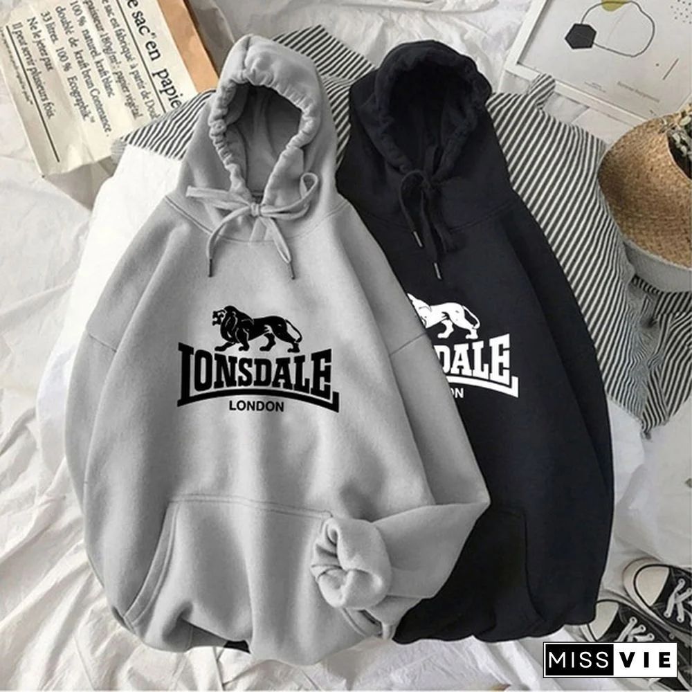 HOODIE JAKET PRIA LONSDALE LONDON/SWEATER UNISEX LONSDALE PRIA WANITA