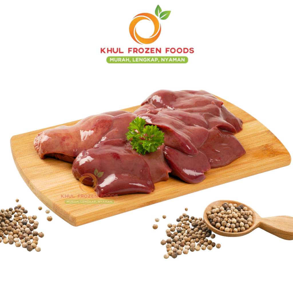 Hati Ayam Beku/ Chicken liver/ Hati bersih/ beku/ frozen/ mentah/ Hati ayam frozen gram