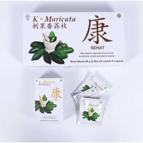 K-Muricata ekstrak daun sirsak dan keladi tikus 100% original