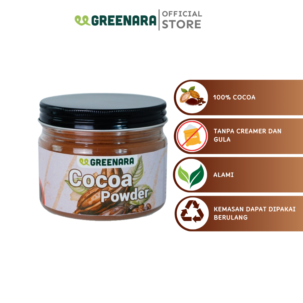 

Greenara Cocoa Powder 150gr / Bubuk Coklat