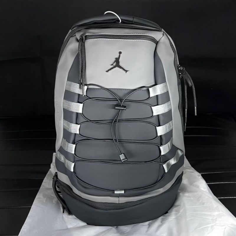 TAS RANSEL /BACKPACK JORDAN RETRO 10 BIG BLACK GREY FULLTAG