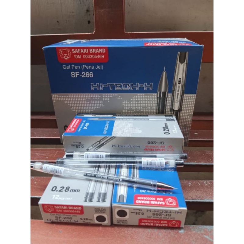 

Bolpoin gel hi tech SAFARI hitam SF-266/pulpen makna kitab