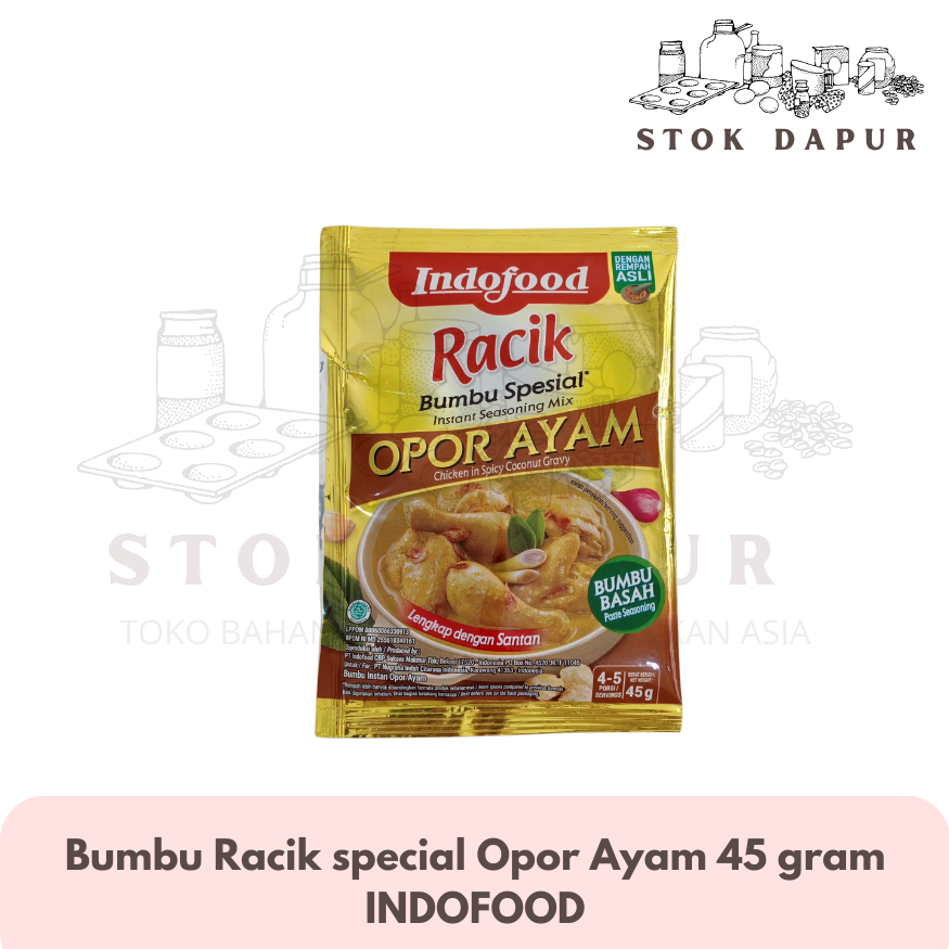 

Indofood Bumbu Spesial Racik Opor Ayam 45G