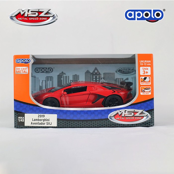 Mobil Diecast Apolo MSZ Lamborghini Aventador SVJ 2019 TS