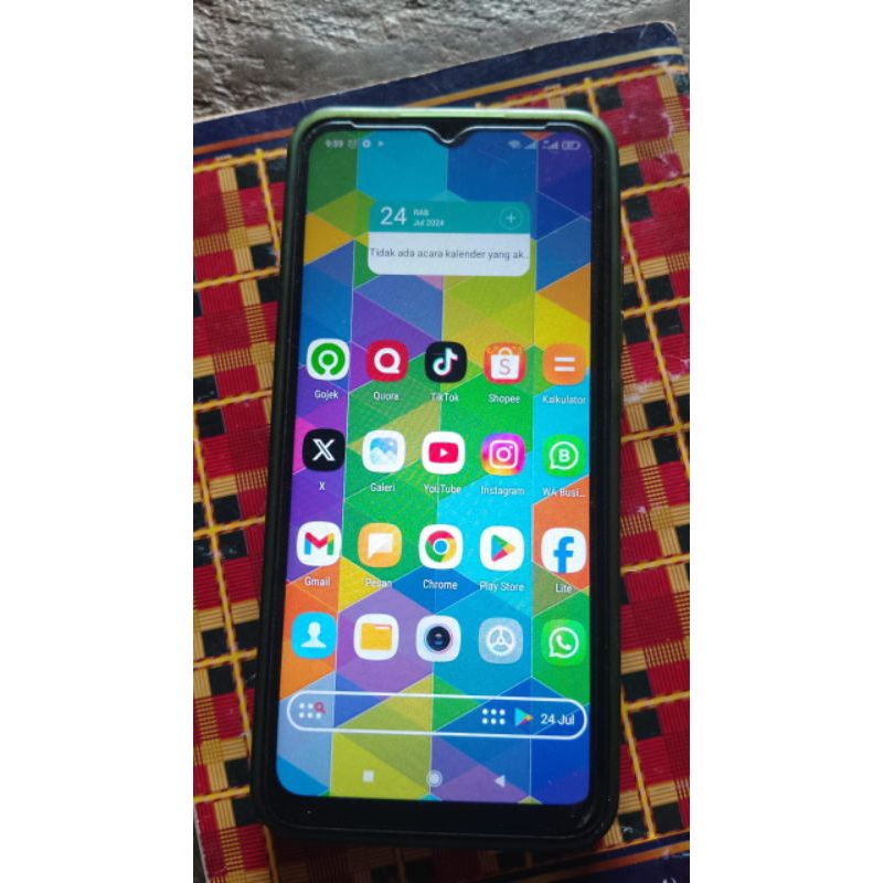 redmi 9c (ram 4gb rom 64gb) seken batangan