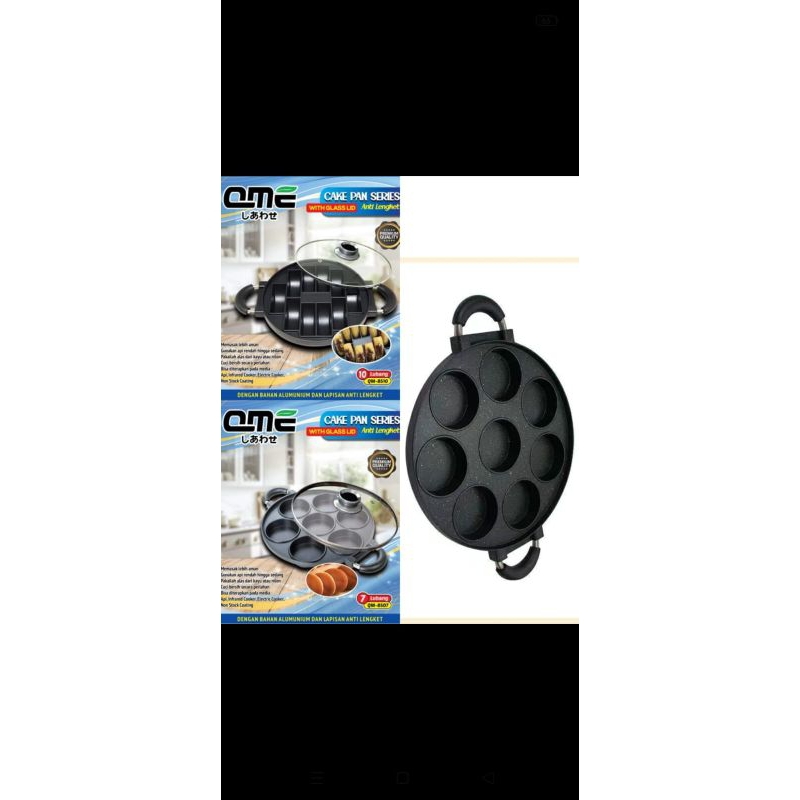 Cetakan Martabak Mini 8 Lubang Suggo