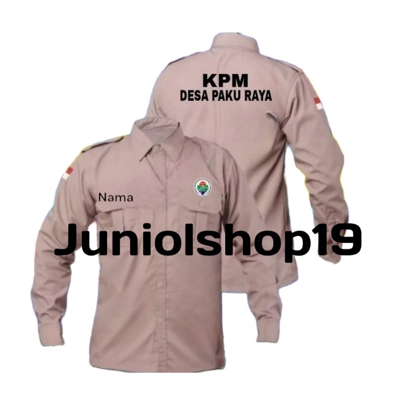 KEMEJA PKM /SERAGAM PENDAMPING DESA /KEMEJA PDL PENDAMPING DESA /SERAGAM PDL PKM /KEMEJA COSTUM BORD