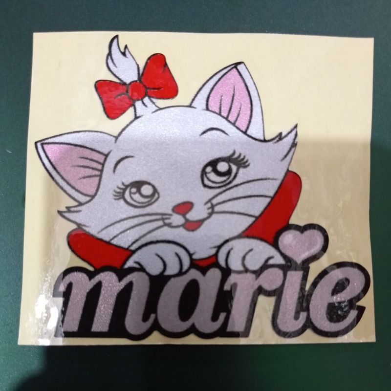 

stiker gambar kucing marie