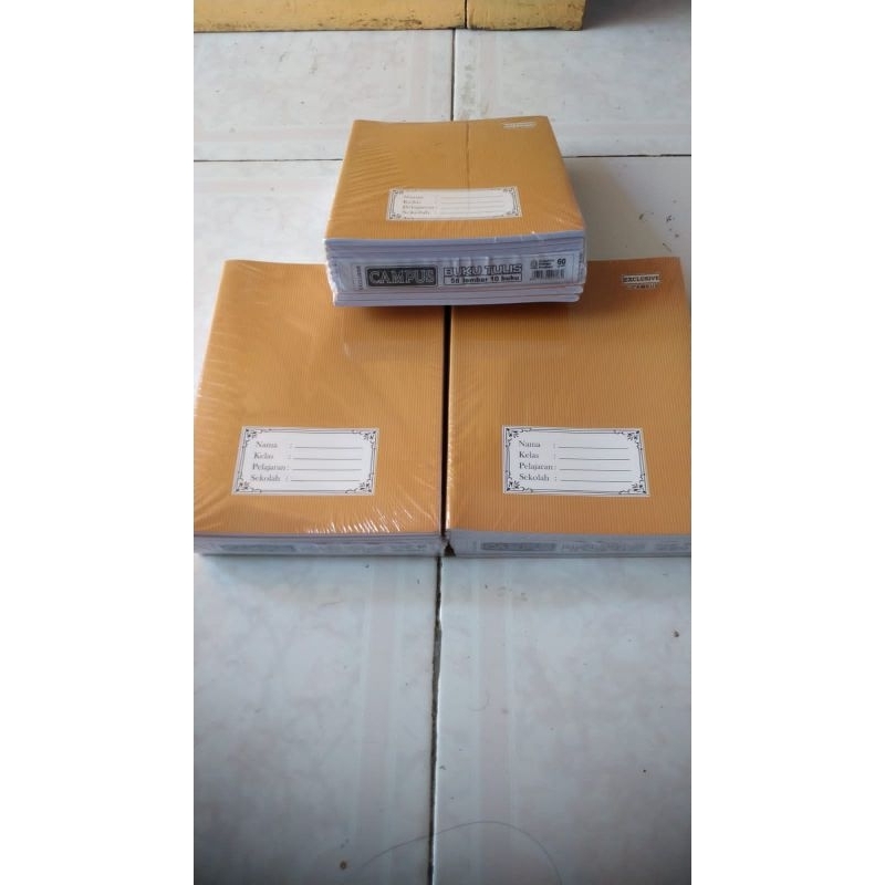 

BUKU TULIS KWARTO SAMPUL COKLAT 58 LEMBAR ISI 10 BUKU