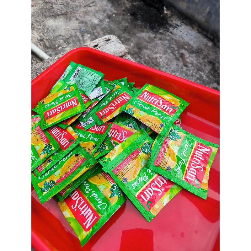 

Bahan Kerajinan Tangan Kemasan Bungkus Nutrisari Per 100