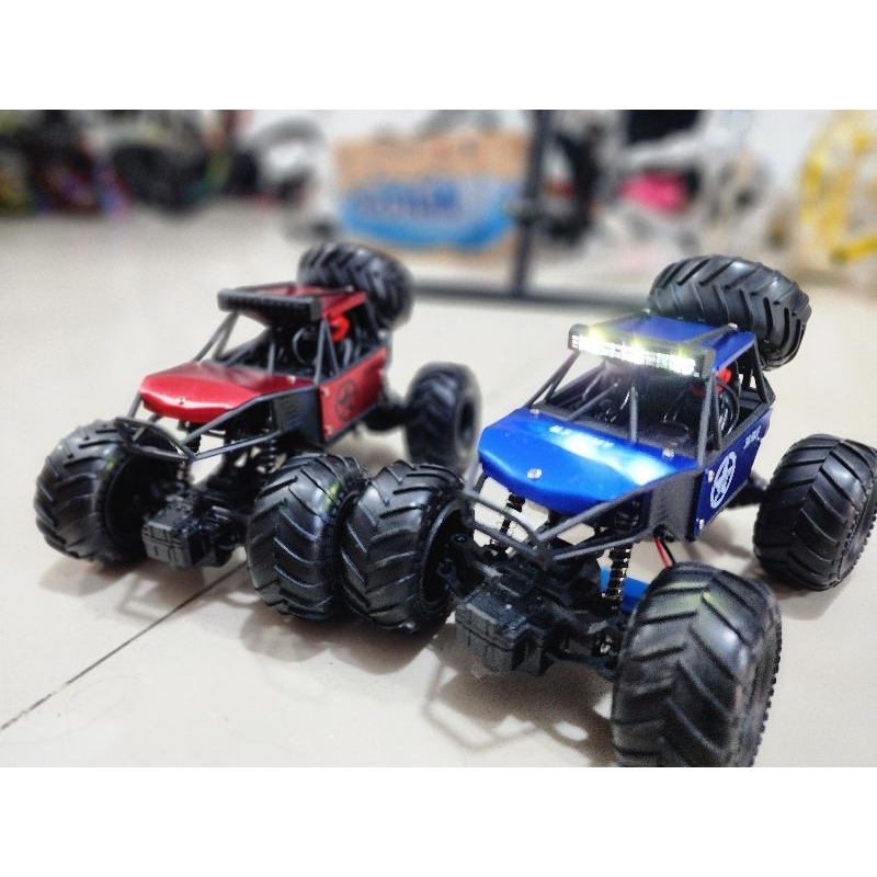 mobil remote offroad bigfoot monster mainan anak keren dan awet