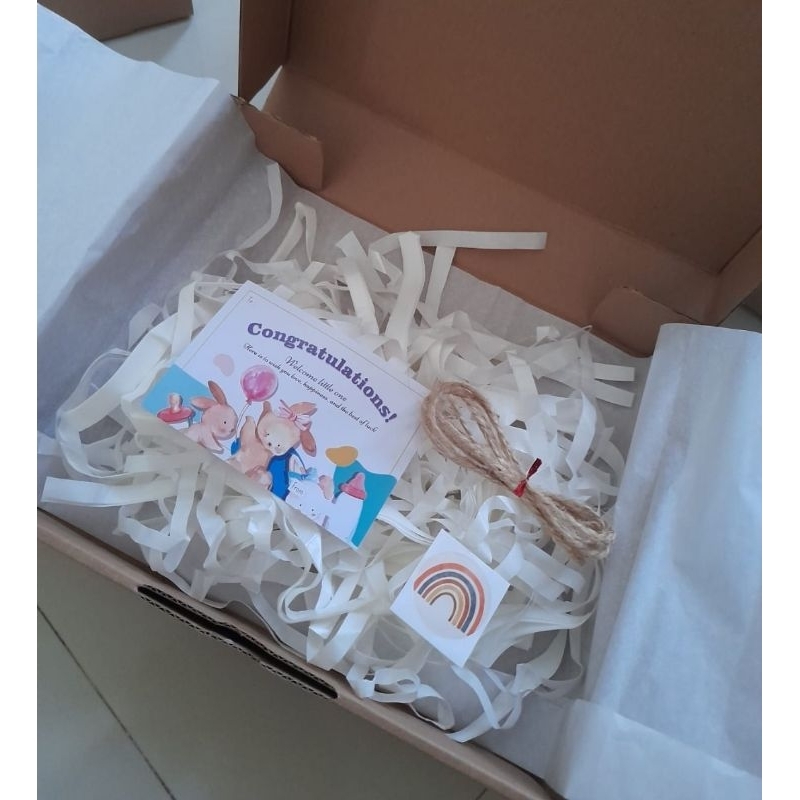 

Set Box Hampers ukuran M 25*20*5cm dan perlengkapannya