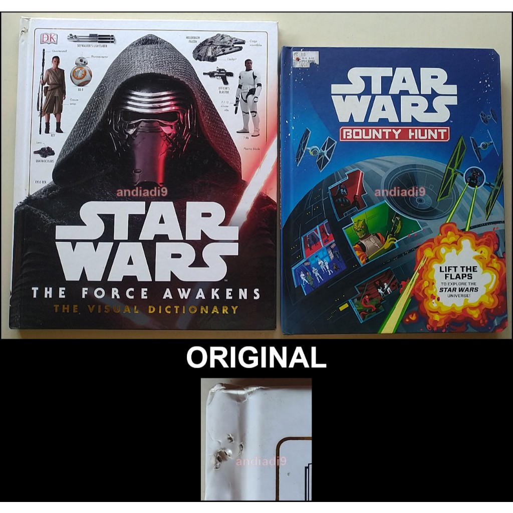 STAR WARS THE FORCE THE VISUAL AWAKENS BOUNTY HUNT LIFT THE FLAPS HARDCOVER