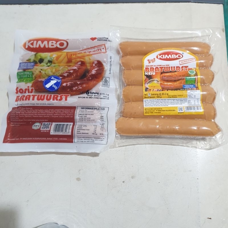 

(TERMURAH) KIMBO Sosis Bakar Jumbo isi 6 Keju / Original