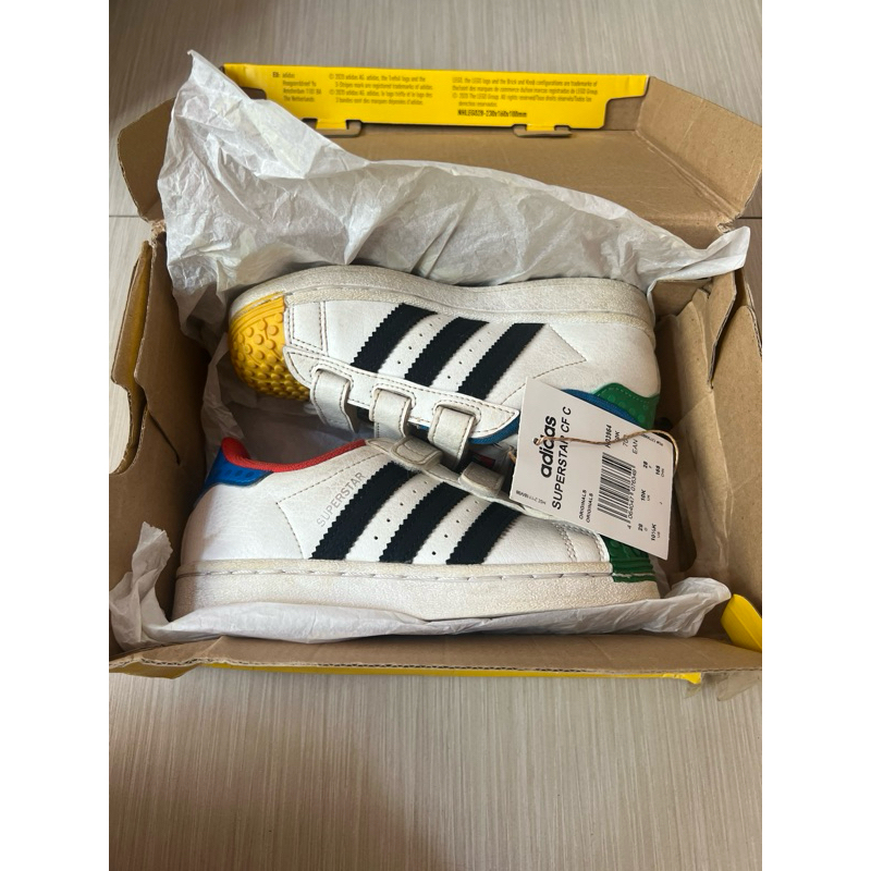 Preloved Adidas Superstar X Lego original size 28