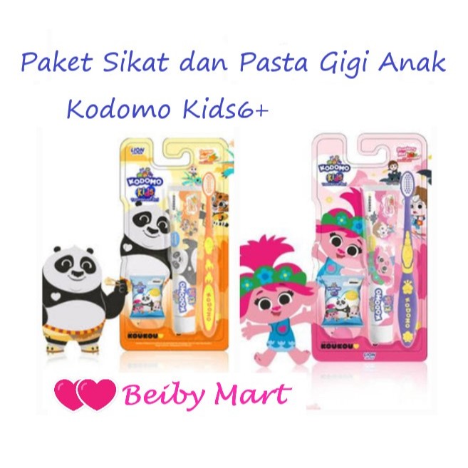 KODOMO Pasta Gigi ODOL 45G+ SIKAT GIGI ANAK KIDS 6+