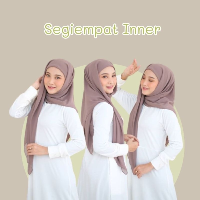 Segiempat Inner 2in1 | Segiempat Ceruty Premium