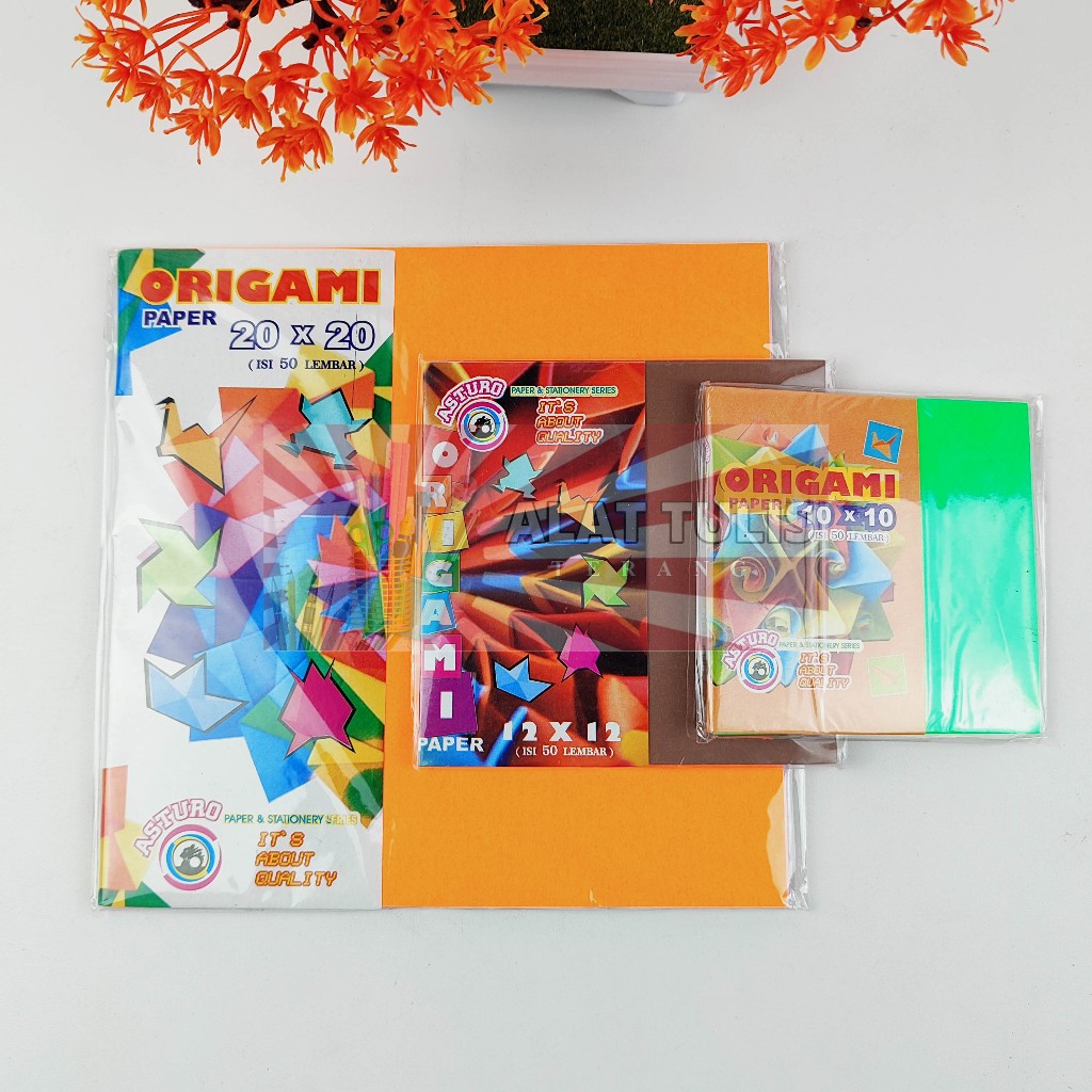 

Kertas Lipat Asturo Origami 20x20cm 50Lembar