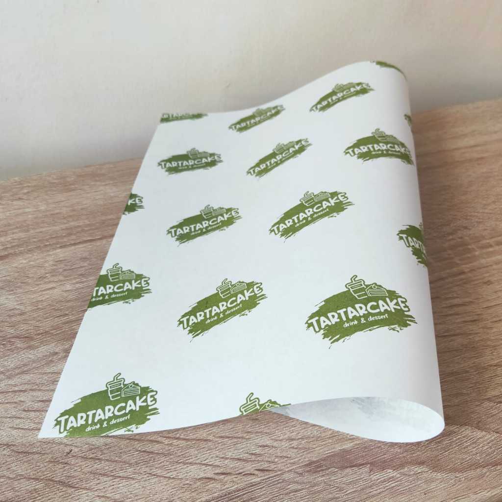 

CUSTOM Kertas Roti Foodgrade 15 x 26 cm - Wrap Paper / Kertas Bungkus / Kertas Minyak