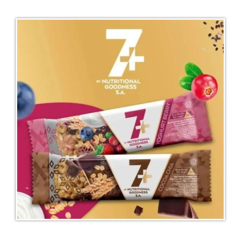 

7+ Nutritional Goodness Bar Sereal Cereal 22.gr Cemilan Sehat