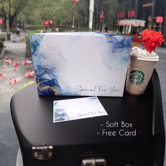 

box special for you | free card | soft box ( biru )