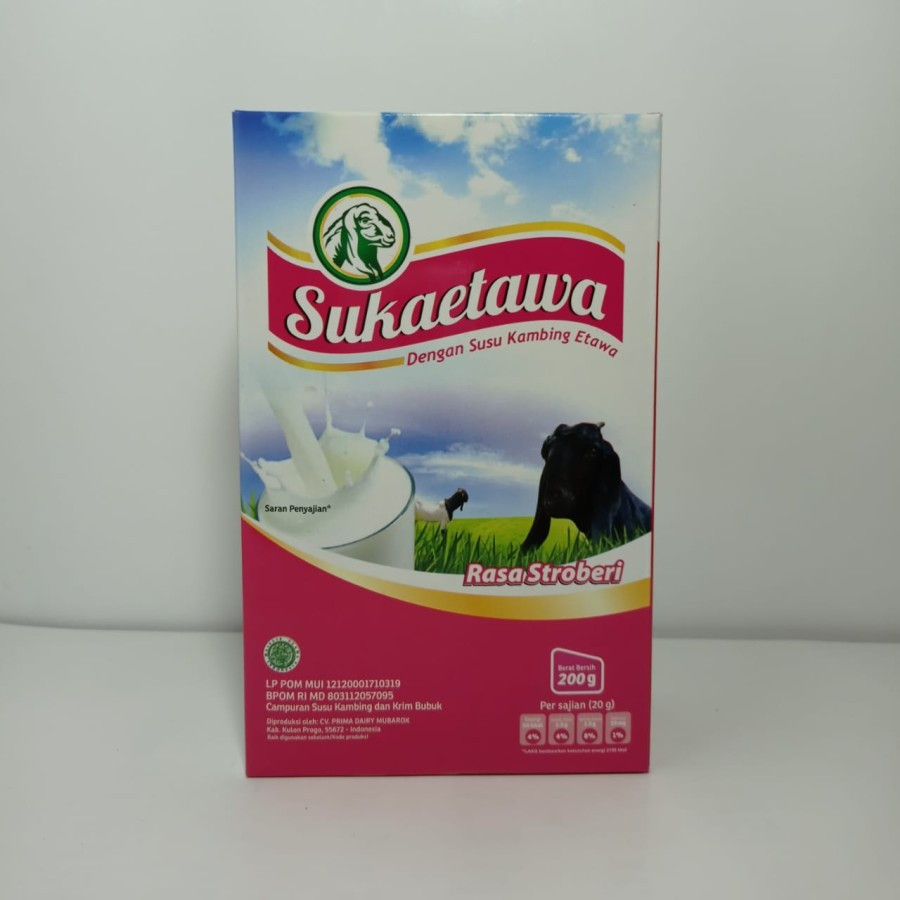 

susu kambing suka etawa strawbery 200 gram