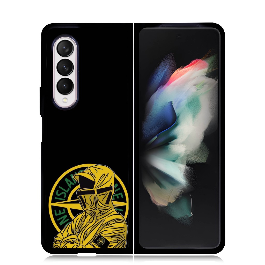 Phone Case Samsung Z Flip Fold 7 6 5 4 3 Phone Custom  STONE ISLANDS
