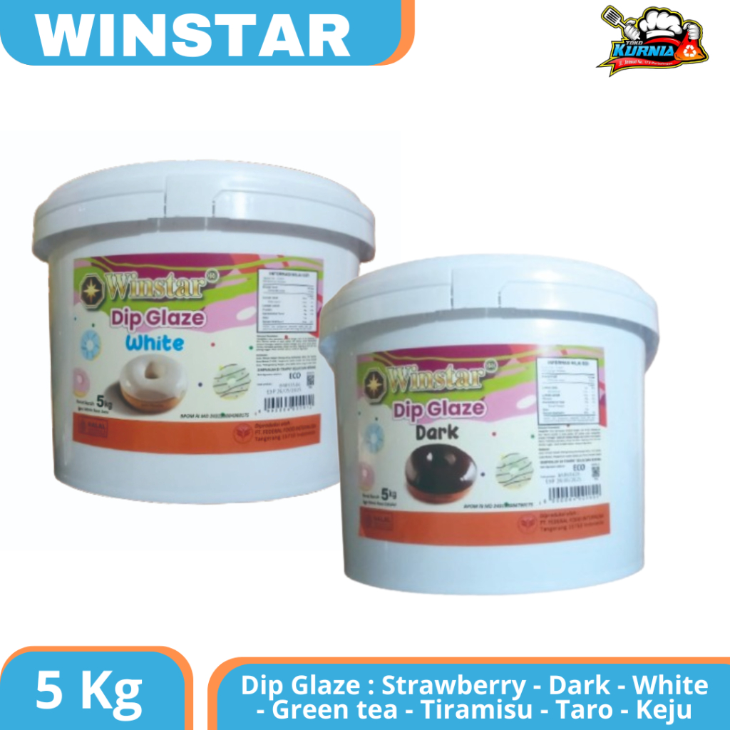 

WINSTAR DIP GLAZE KEMASAN PAIL 5 KG