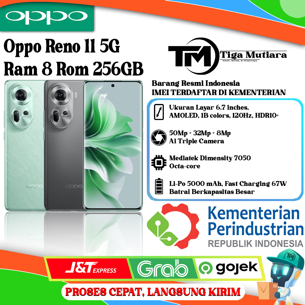 Oppo Reno 11 5G | Reno 11F 5G Ram 8/256GB