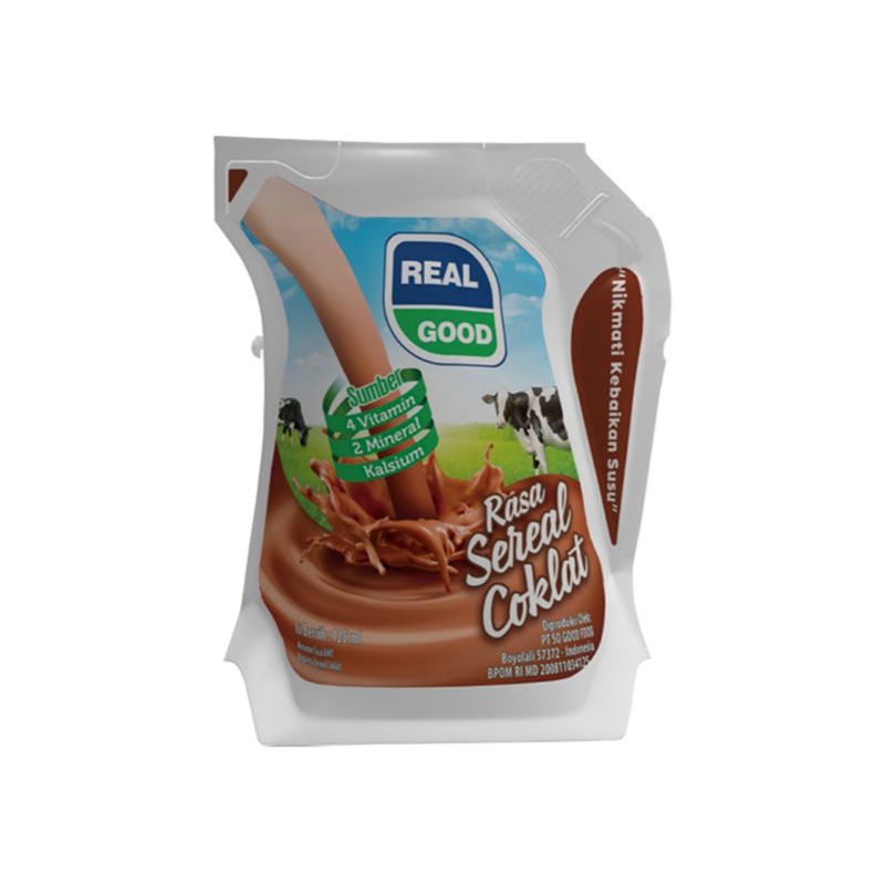 

Real Good Susu UHT Sereal Coklat 125 ml