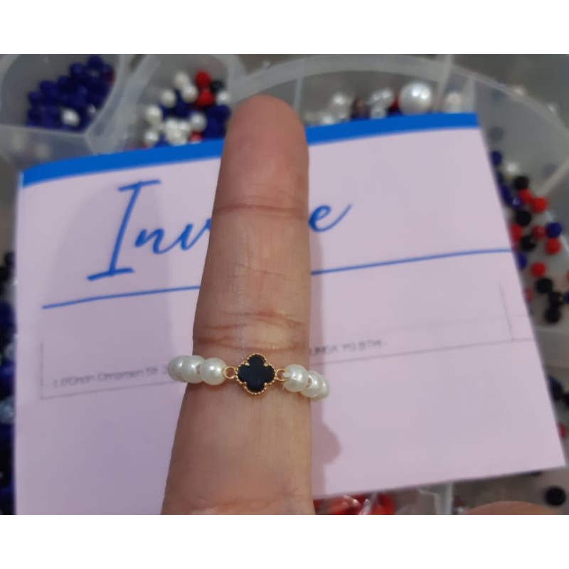 Cincin tali Variasi Bunga 0,2gram 10karat