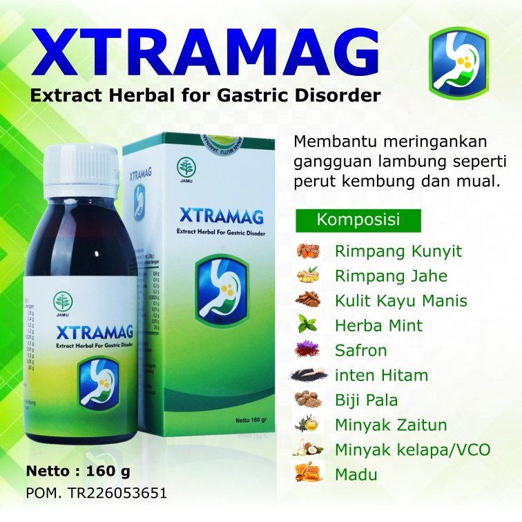 MADU XTRAMAG / EXTRAMAG OBAT MAG HERBAL EXTRA MAAG KRONIS ASAM LAMBUNG GERD MUAL ORIGINAL