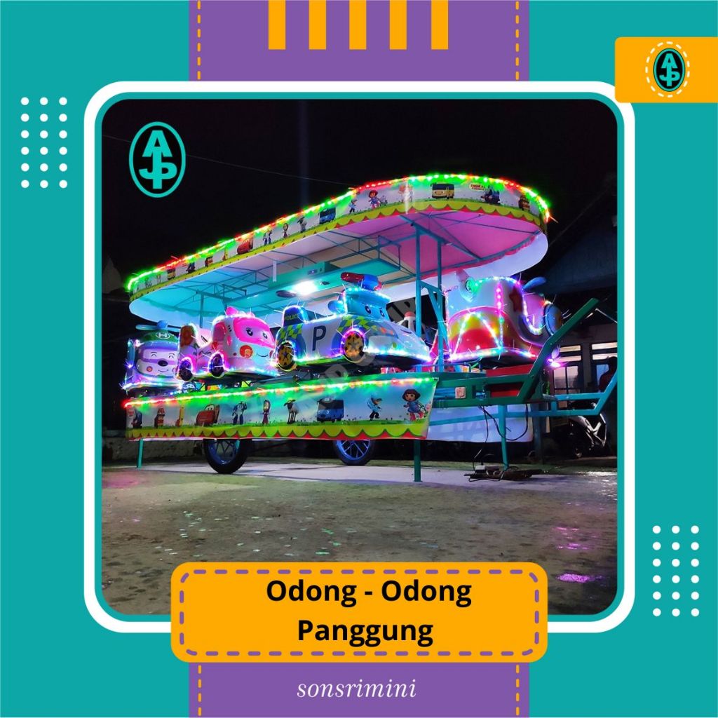 Wahana Odong - Odong Panggung Tayo Bahan Fiber Produksi AJP Grup