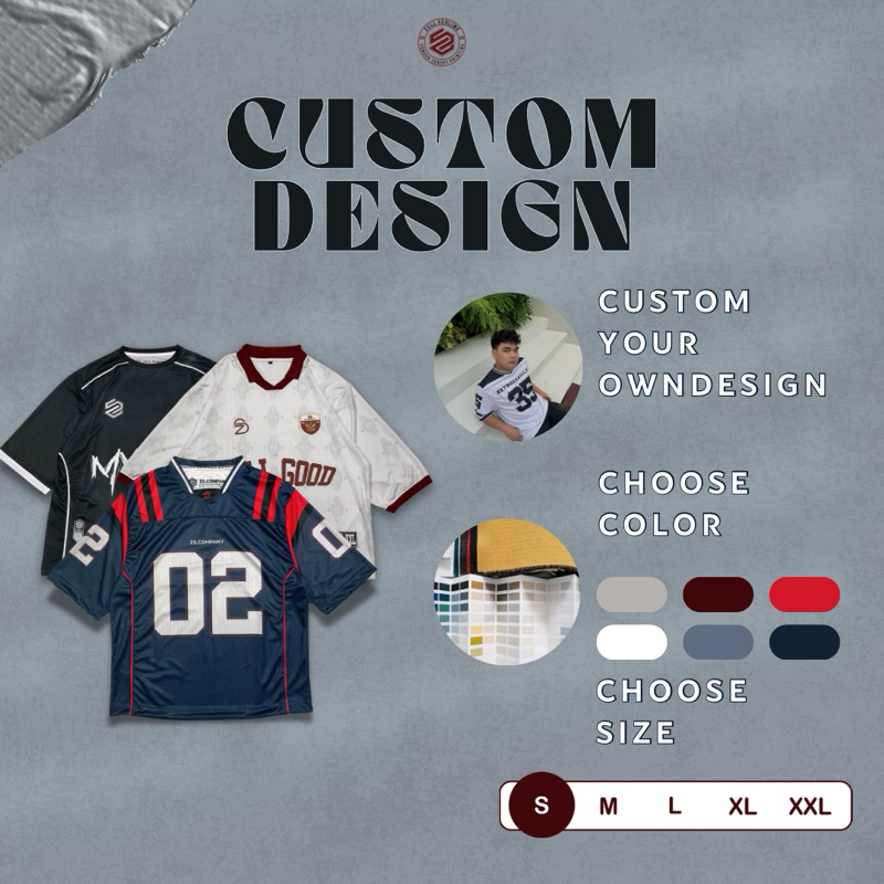 CUSTOM JERSEY SATUAN | CUSTOM JERSEY CASUAL | CUSTOM JERSEY