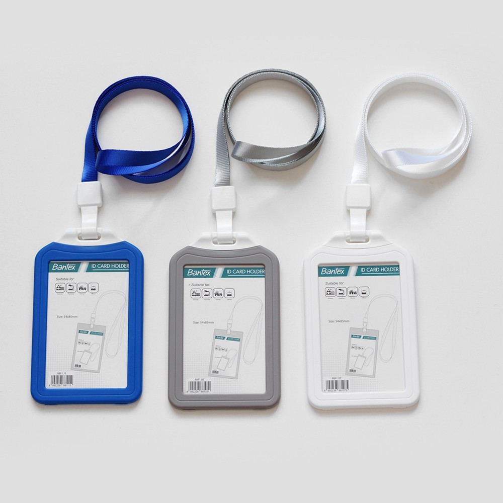 

Bantex Dual Side ID Card Holder Lanyard Portrait - 8881