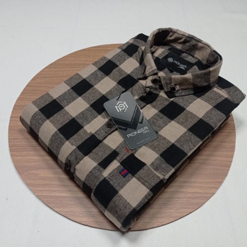 KEMEJA FLANEL PRIA LENGAN PENDEK KEMEJA KOTAK KOTAK PRIA LENGAN PENDEK