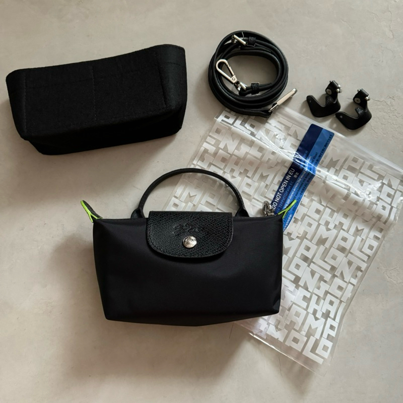 ORI Longchamp Le Pliage - Pouch Mini Bag BLACK (Ori EU)