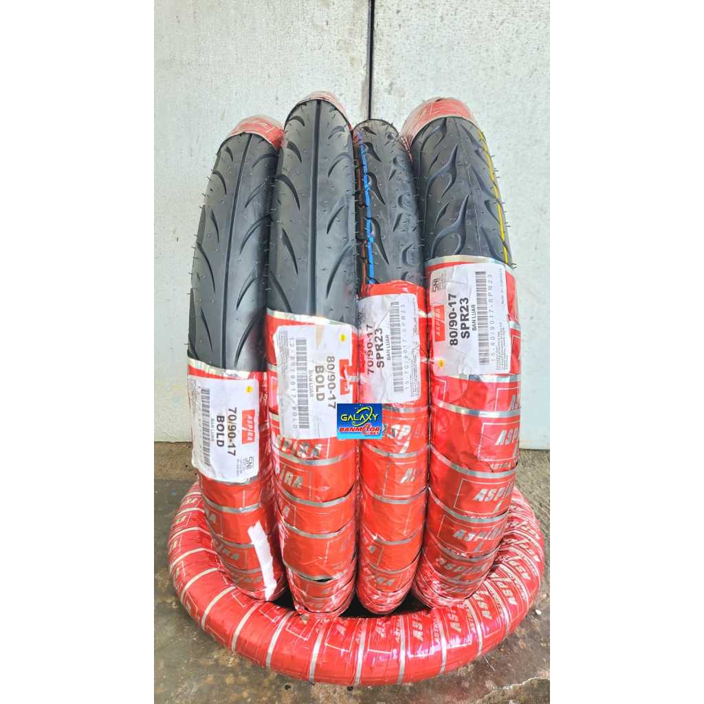 BAN MOTOR ASPIRA 70/90-17 BAN 80/90-17 RING 17 ban aspira 80/90-17 ban motor ring 17 ban luar 70/90-