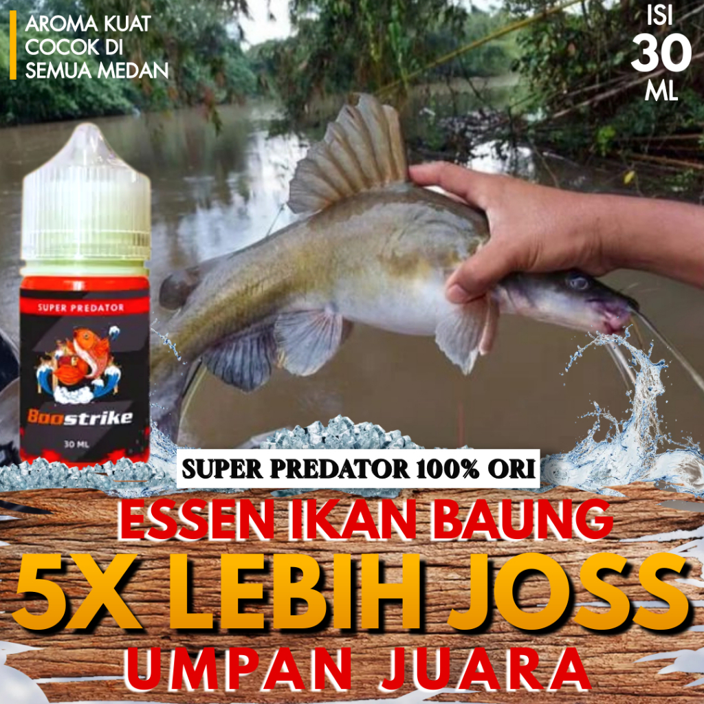 Boostrike Official - Umpan ikan Baung Kucur Lundu Keting Ikan Patin Ikan Lele 100% Paling Gacor