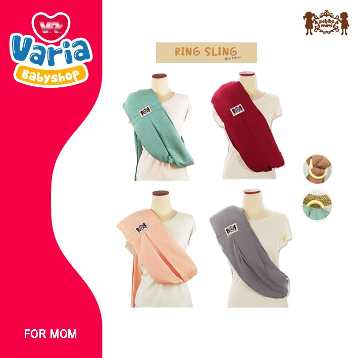 Petite Mimi Gendongan Ring Sling Polos / Gendongan Samping / Gendongan Bayi | PETITE MIMI