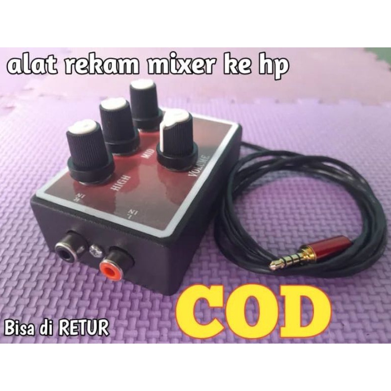 KODE M52P ALAT REKAM MIXER KE HP PLUS TONE CONTROL PASIF