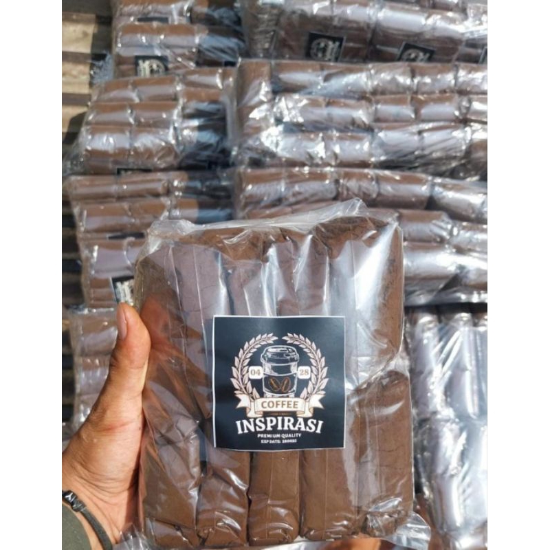 

Kopi Bubuk Hitam Inspirasi 1 Bal Isi 10 pack