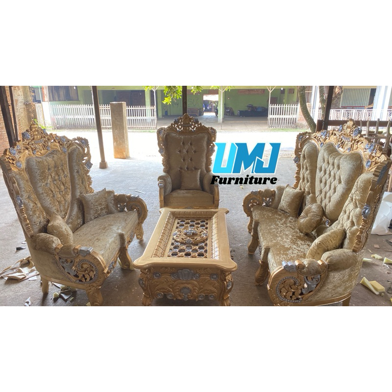 SET KURSI TAMU BELLAGIO KAYU JATI TUA | SET KURSI TAMU UKIRAN FULL BELLAGIO KAYU JATI TUA JEPARA