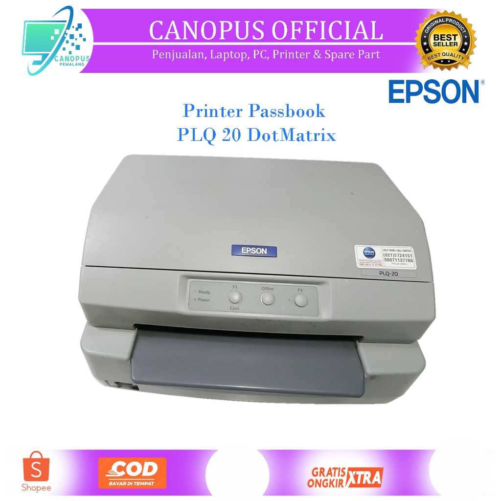 Printer epson PLQ20 Second Normal - Printer epson plq20 murah - Printer plq20 murah - Printer passbo
