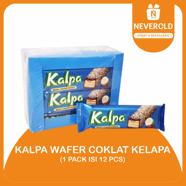 

Kalpa Wafer Cokelat Kelapa - 12 pcs x 28 gr