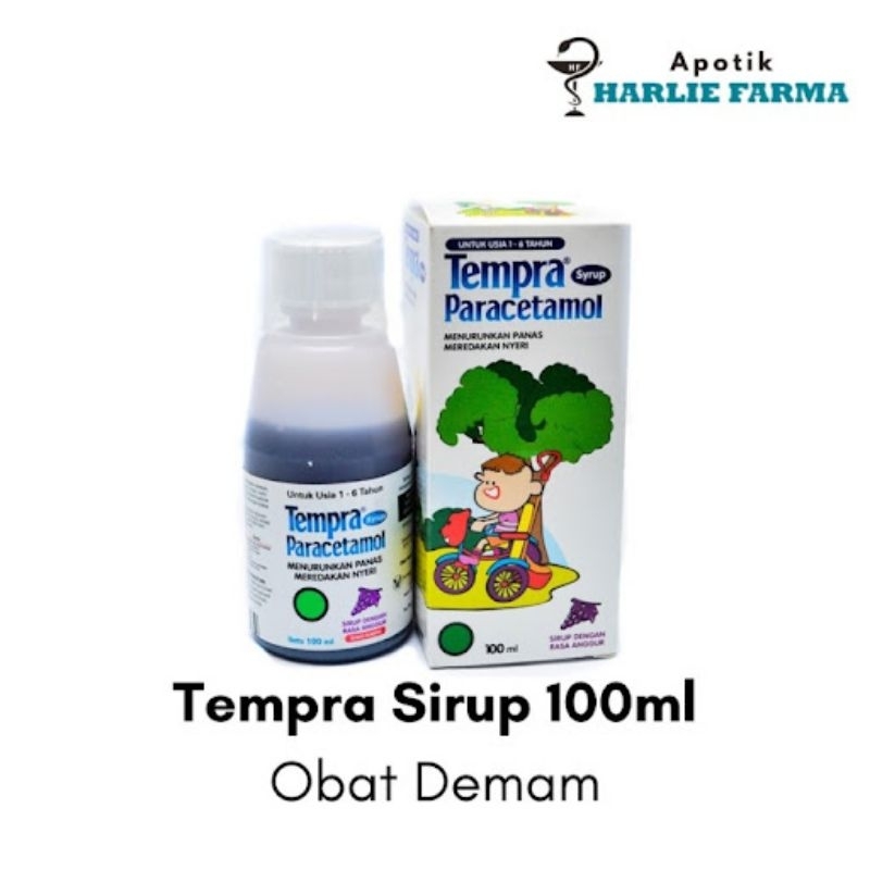 Tempra Sirup 100ml - Obat Demam Anak 2-6 Tahun